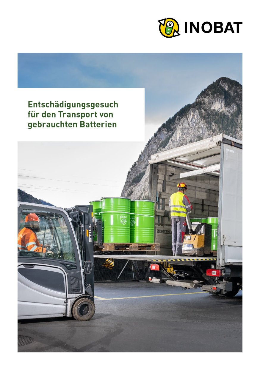 Informationen für Transporteure