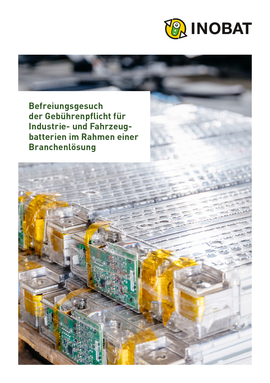 Informationen für Herstellerinnen und Händlerinnen von Industrie- und Fahrzeugbatterien 