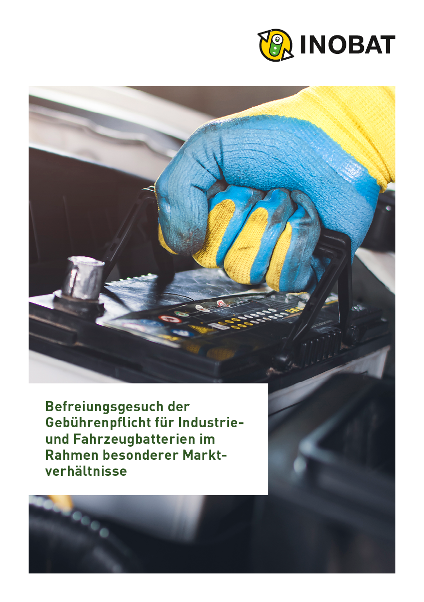 Informationen für Herstellerinnen und Händlerinnen von Industrie- und Fahrzeugbatterien 